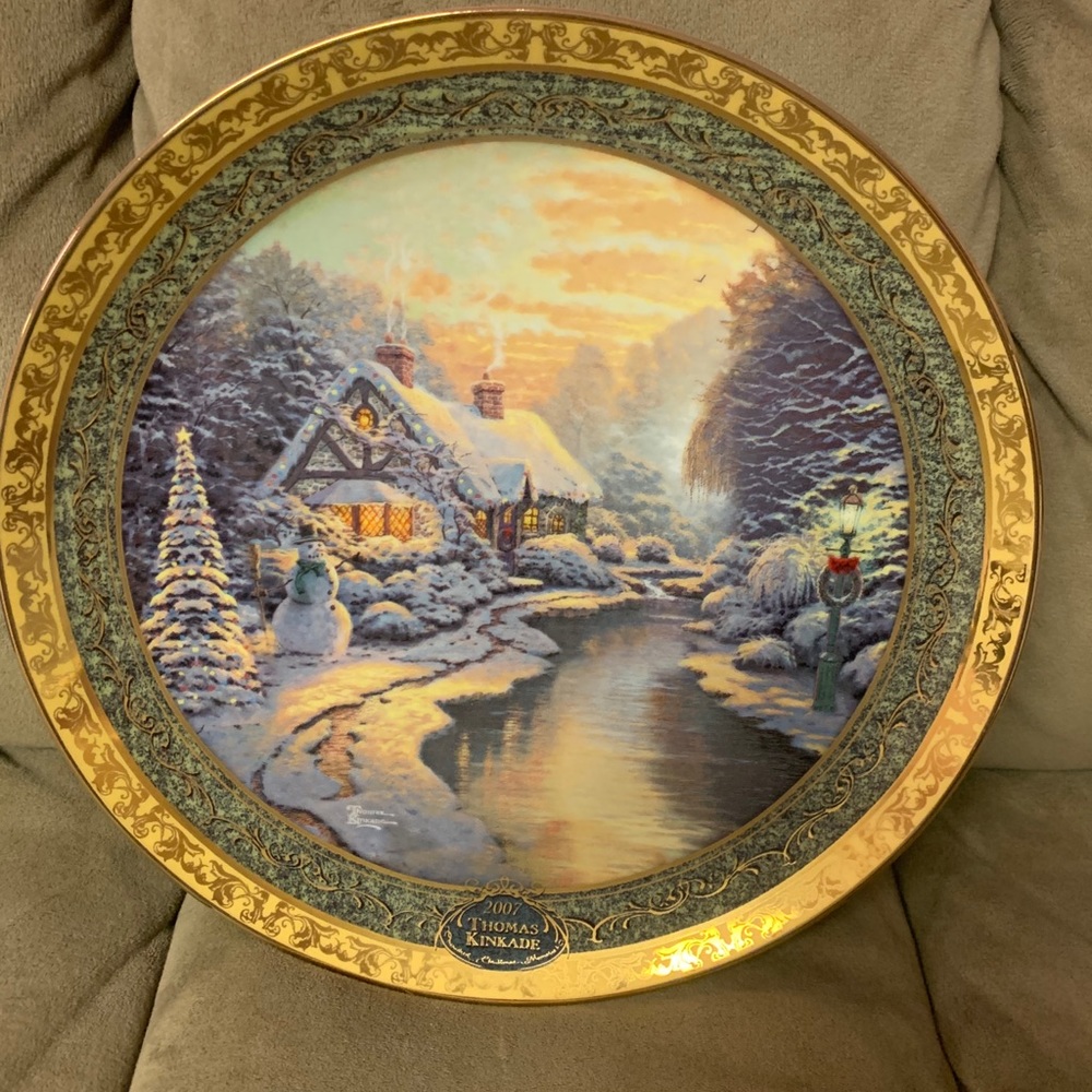 Thomas Kinkade collectors plate